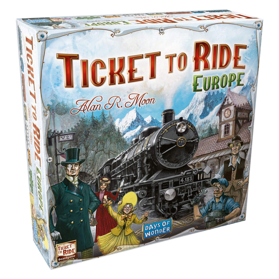 Ticket to Ride Europe Board Game | Family Board Game | Board Game for Adults and Family | Train Game | Ages 8+ | For 2 to 5 players | Average Playtime 30-60 minutes | Made by Days of Wonder