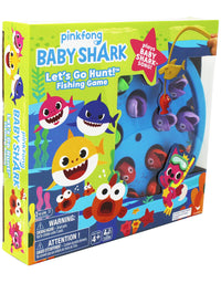 Pinkfong Baby Shark Let's Go Hunt Musical Fishing Game Montessori Learning Educational Toy Preschool Board Game, for Families and Kids Ages 4 and Up
