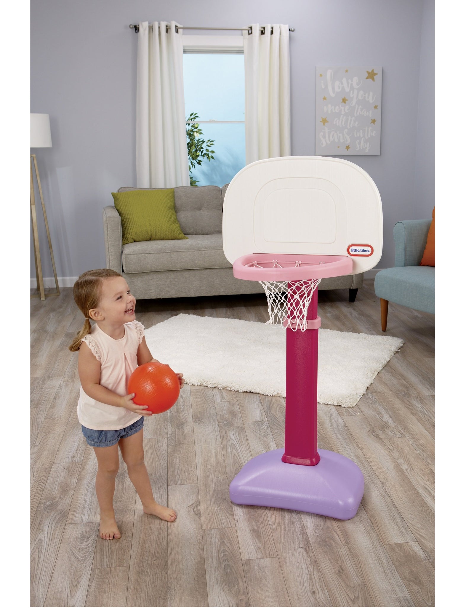 Little Tikes Easy Score Basketball Set, Pink, 3 Balls - Amazon Exclusive