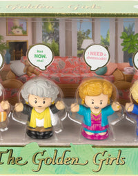 Fisher-Price Little People Collector The Golden Girls, Special Edition Figure Set Featuring 4 Lead Characters from The Classic TV Show
