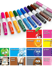 Crayola Silly Scents Scented Markers, Washable Markers, 12 Count, Gift for Kids
