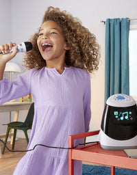 Little Tikes Tobi 2 Interactive Karaoke Machine w Wireless Bluetooth Connection, Microphone, Sing-Along and Free Play Modes, Vocal Effects, Pitch Correction, Games, Record & Play Back Audio | Ages 6+
