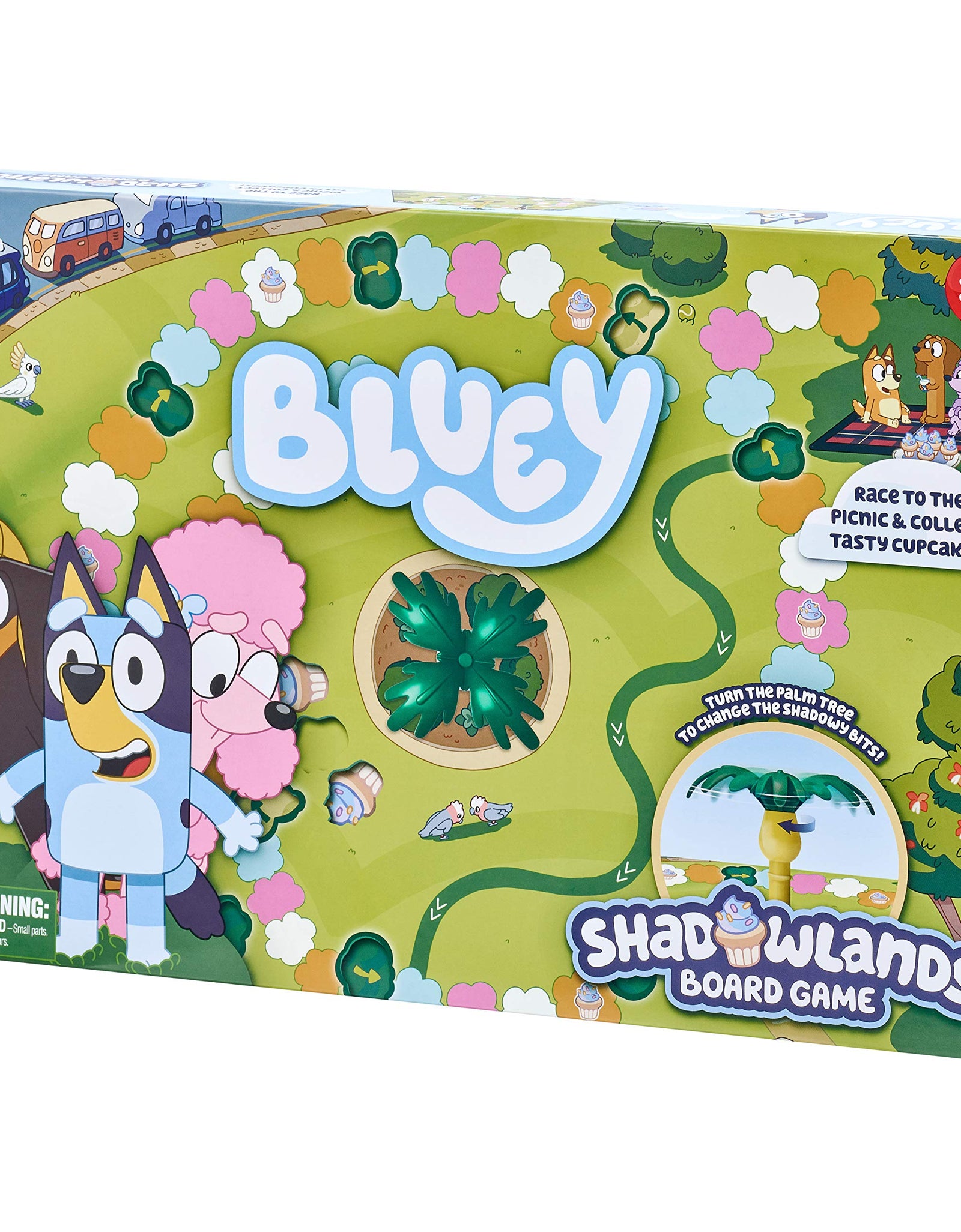Bluey - Shadowlands Board Game - Family Game Night, Unpredictable Fun - Engaging Fun for All - Collect All 5 Cupcake Cards | 2-4 Players | for Ages 3+, Multicolor, 13011