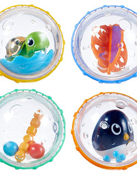 Munchkin Float and Play Bubbles Bath Toy, 4 Count
