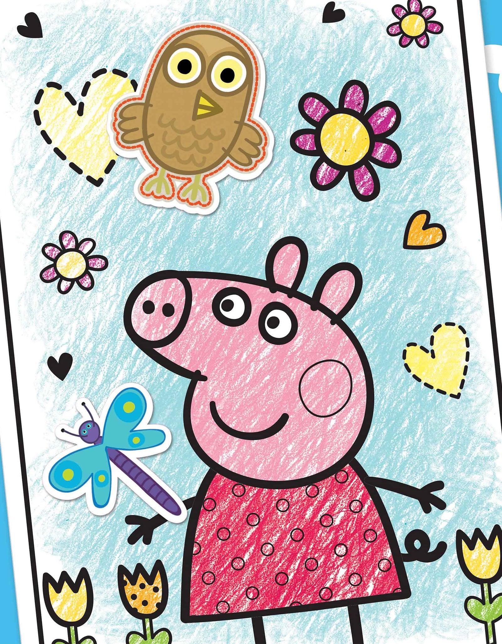 Crayola Peppa Pig Coloring Book with Stickers, Gift for Kids, 96 Pages, Ages 3, 4, 5, 6