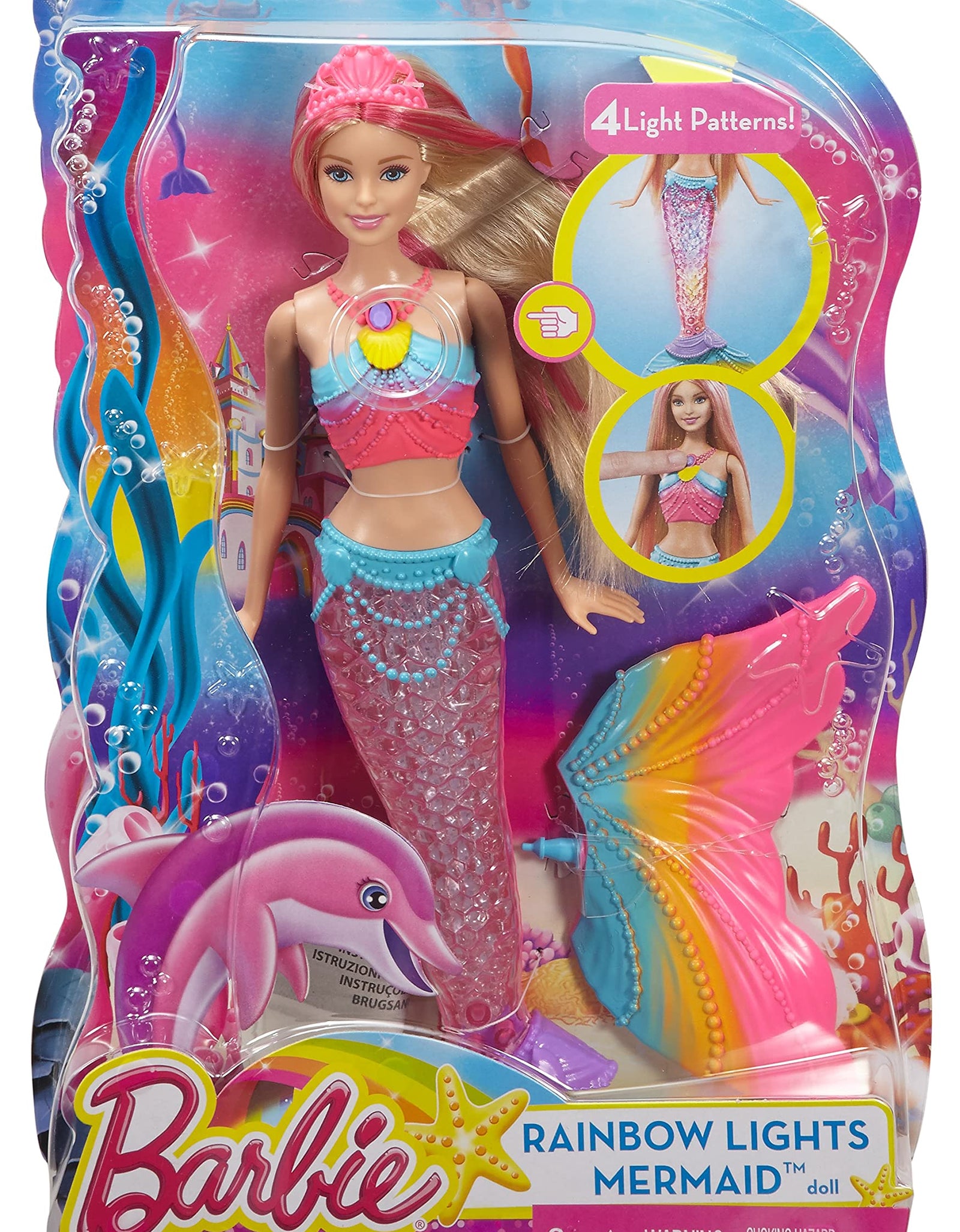 Barbie Doll Mermaid with Light-up Tail! [Amazon Exclusive] , Blonde