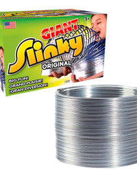 The Original Giant Slinky Walking Spring Toy, Metal Slinky, Toys for 3 Year Old Girls and Boys, Party Favors, Fidget Toys, by Just Play
