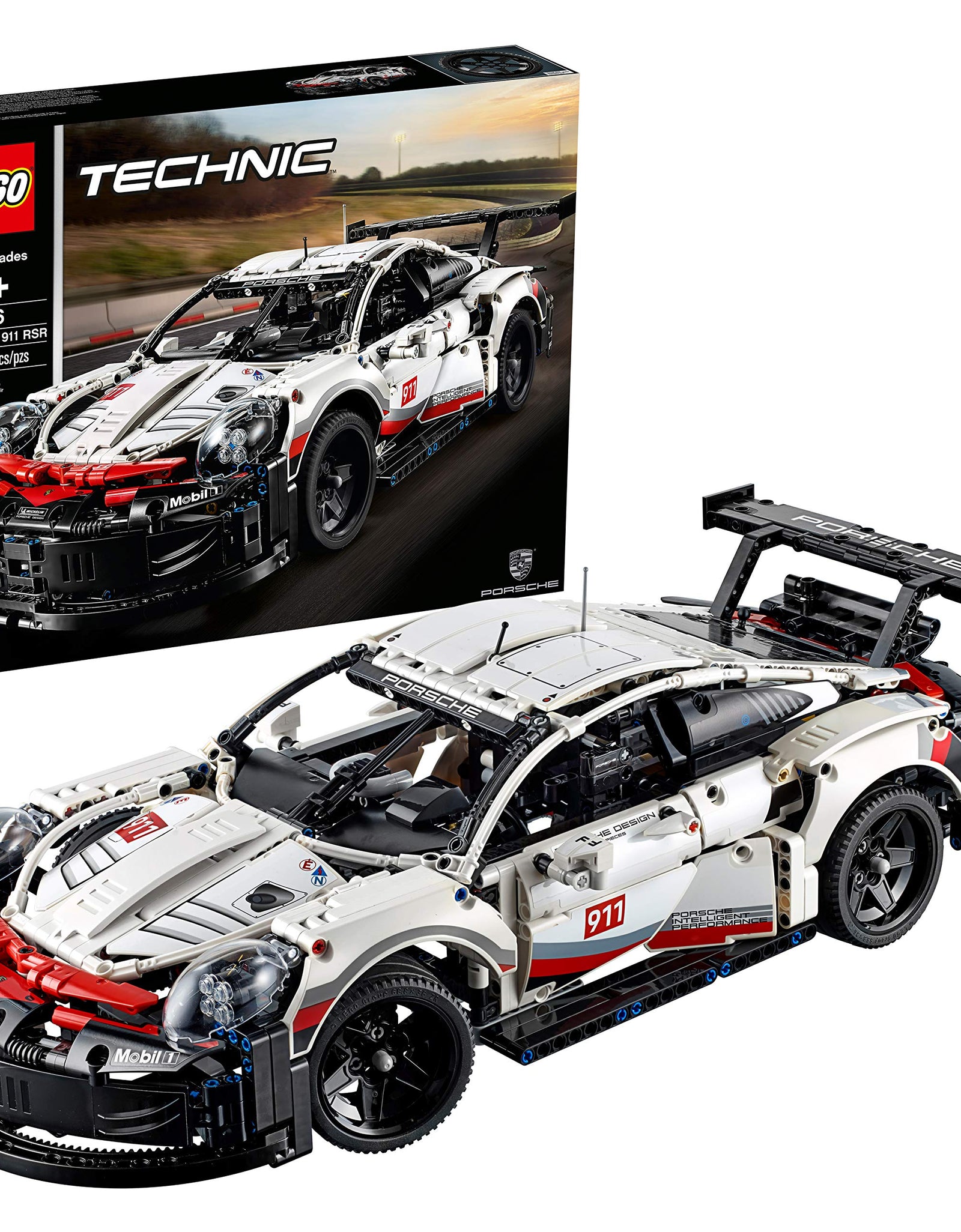 LEGO Technic Porsche 911 RSR 42096 Race Car Building Set STEM Toy for Boys and Girls Ages 10+ Features Porsche Model Car with Toy Engine (1,580 Pieces)