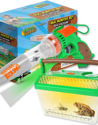Nature Bound Bug Catcher Vacuum with Light Up Critter Habitat Case for Backyard Exploration - Complete Kit for Kids Includes Vacuum and Cage, Green
