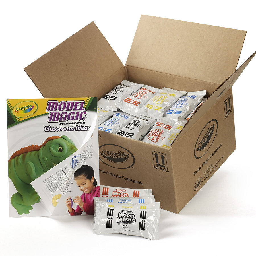 Crayola Model Magic, School Supplies Classpack, Modeling Clay Alternative, 1 oz, Packs, 75 Count