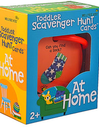 Mollybee Kids Toddler Scavenger Hunt Cooperative Card Game at Home
