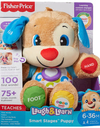 Fisher-Price Laugh & Learn Smart Stages Puppy , Brown
