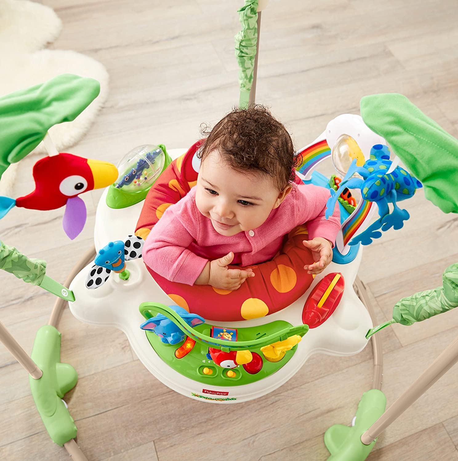 Fisher-Price Rainforest Jumperoo, 37x32x32 Inch (Pack of 1)