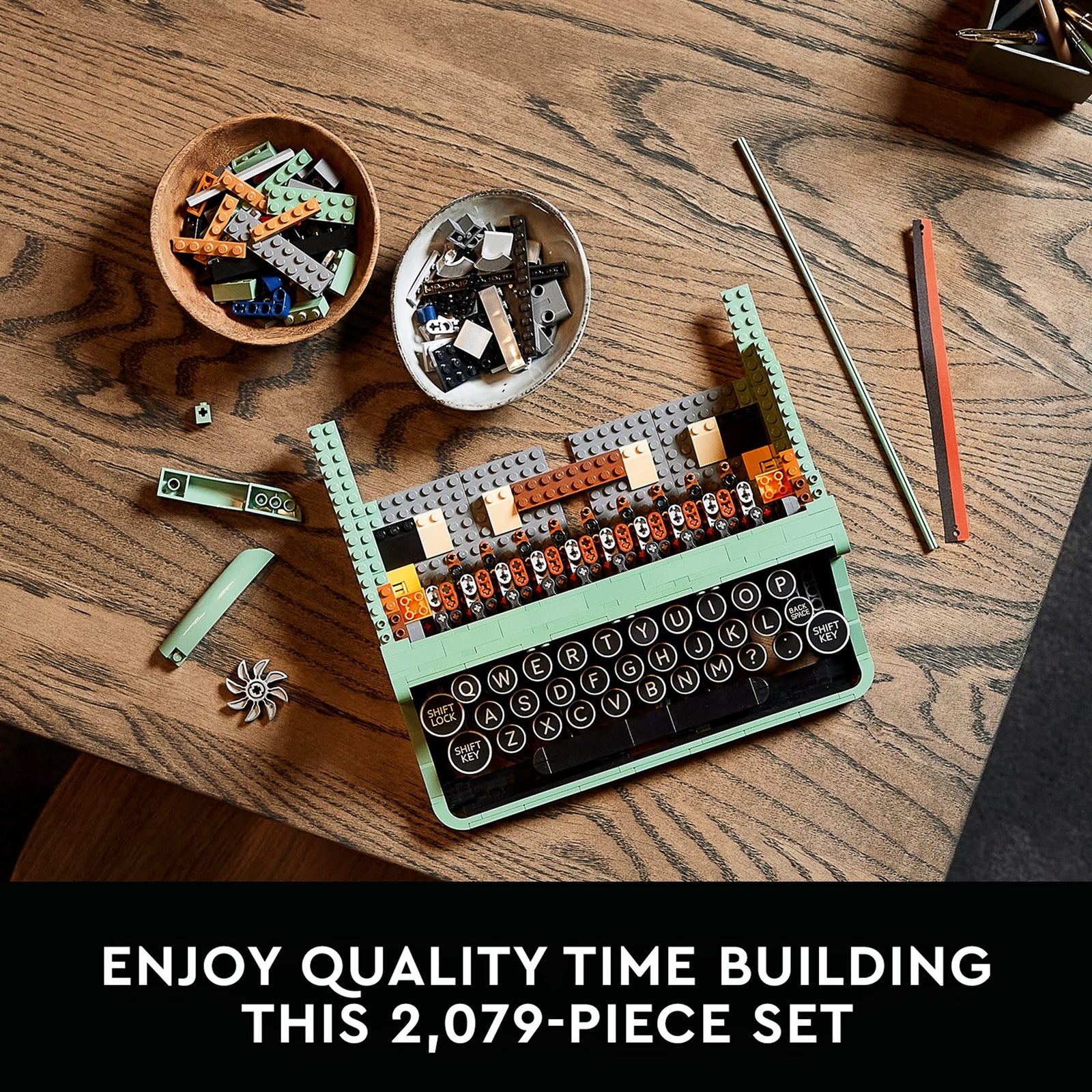 LEGO Ideas Typewriter 21327 Building Kit; Great Gift Idea for Writers (2,079 Pieces)