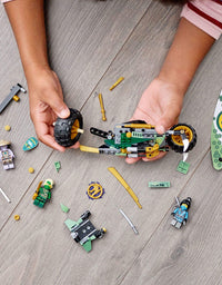 LEGO NINJAGO Lloyd’s Jungle Chopper Bike 71745 Building Kit; Ninja Bike Toy Featuring NINJAGO Lloyd and NYA Minifigures, New 2021 (183 Pieces); Top Toy for Kids Who Love Action-Packed Creative Play
