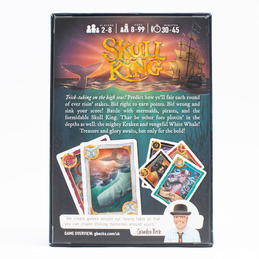 Skull King - The Ultimate Pirate Trick Taking Game | from The Creators of Cover Your Assets & Cover Your Kingdom | 2-8 Players 8+