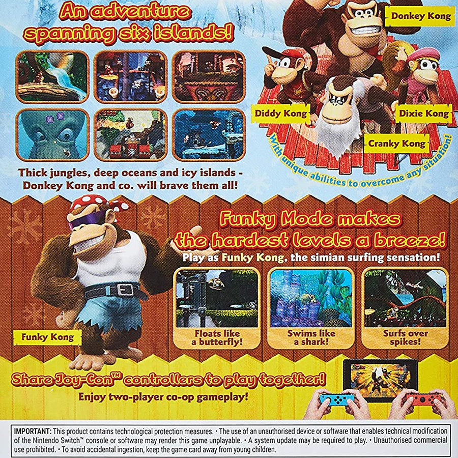 Donkey Kong Country: Tropical Freeze - Nintendo Switch