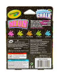 Crayola Outdoor Chalk, Glitter Sidewalk Chalk, Summer Toys, 5 Count
