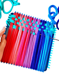 Make Your Own Potholders Weaving Loom Kit Arts and Crafts Kit for Kids Girls and Boys Ages 6 7 8 9 10 11 12 13 Years Old and Up
