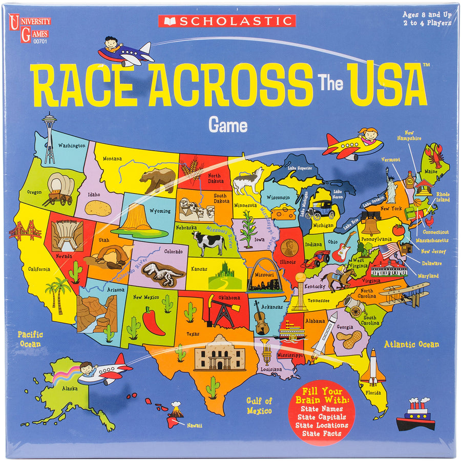 Scholastic Race Across the USA Game