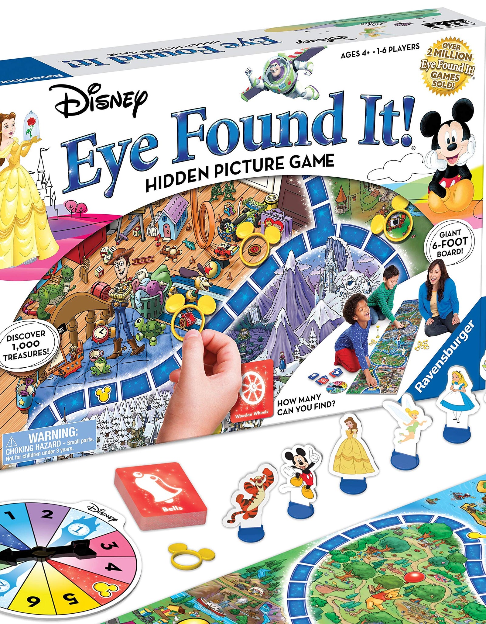 Ravensburger World of Disney Eye Found It Board Game for Boys and Girls Ages 4 and Up - A Fun Family Game You'll Want to Play Again and Again