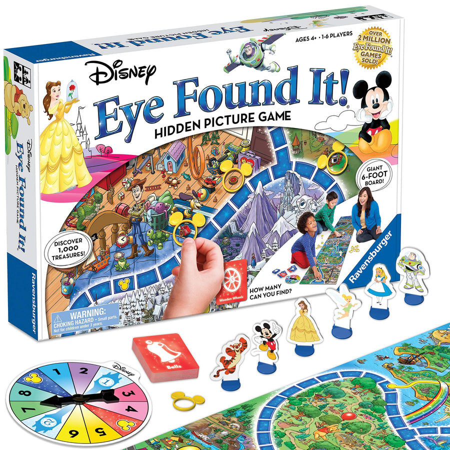 Ravensburger World of Disney Eye Found It Board Game for Boys and Girls Ages 4 and Up - A Fun Family Game You'll Want to Play Again and Again